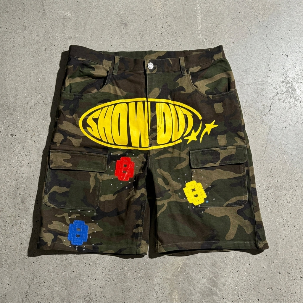 SHOW OUT Camo Shorts
